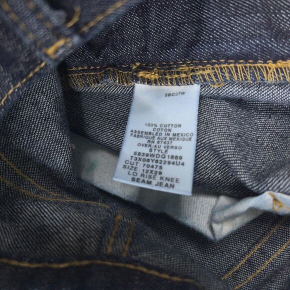 Vintage Ralph Lauren Jeans WOMENS 12x29 Denim Flare Low Rise Knee Seam Cowgirl - Picture 5 of 14